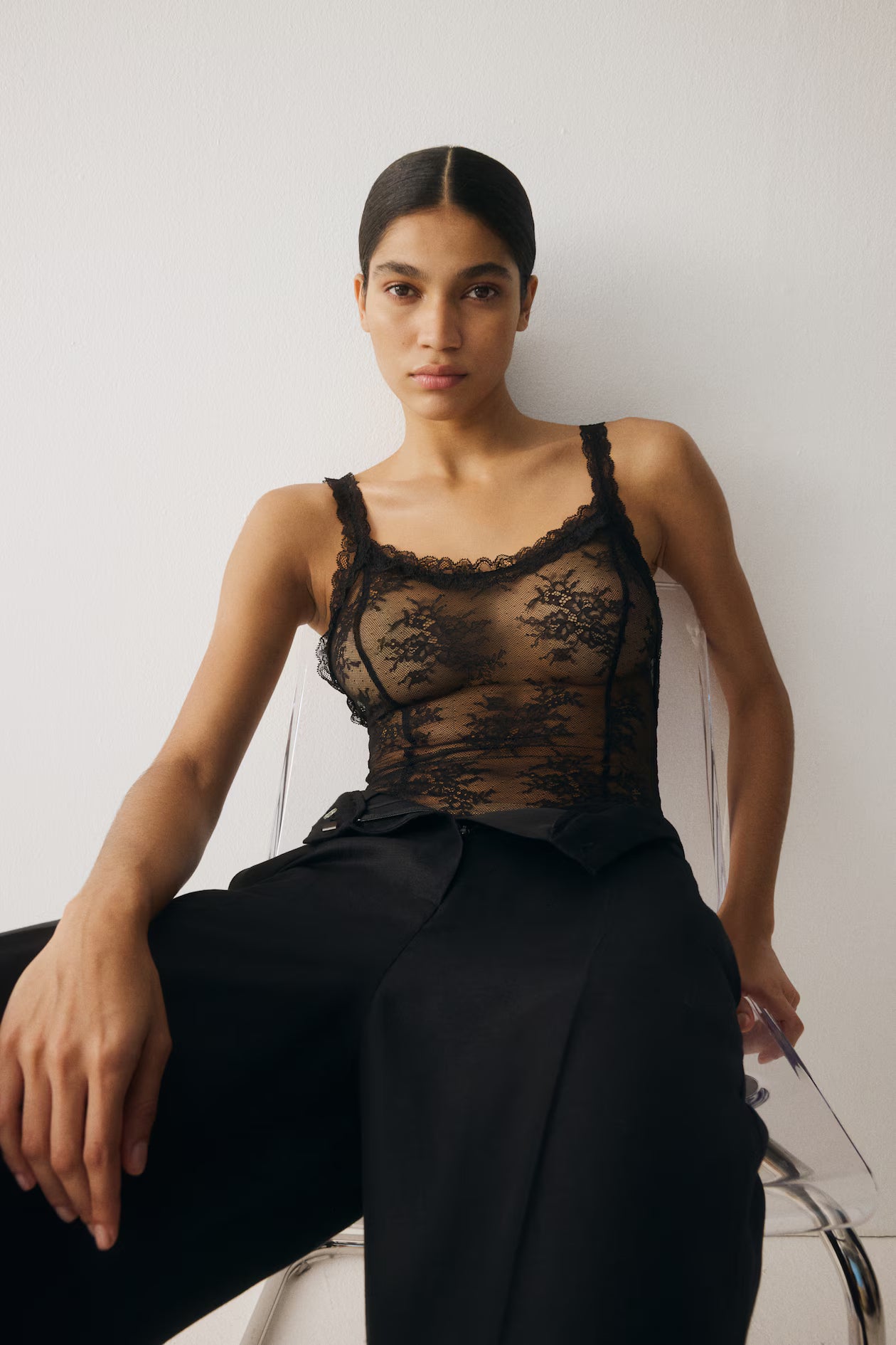 Black Lace Bodysuit | SHP-FSH1